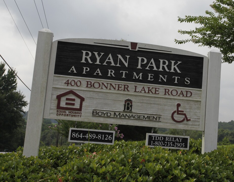 Ryan Park in Gaffney, SC - Building Photo