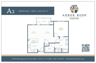 Arbor Rose Porter in Porter, TX - Building Photo - Floor Plan