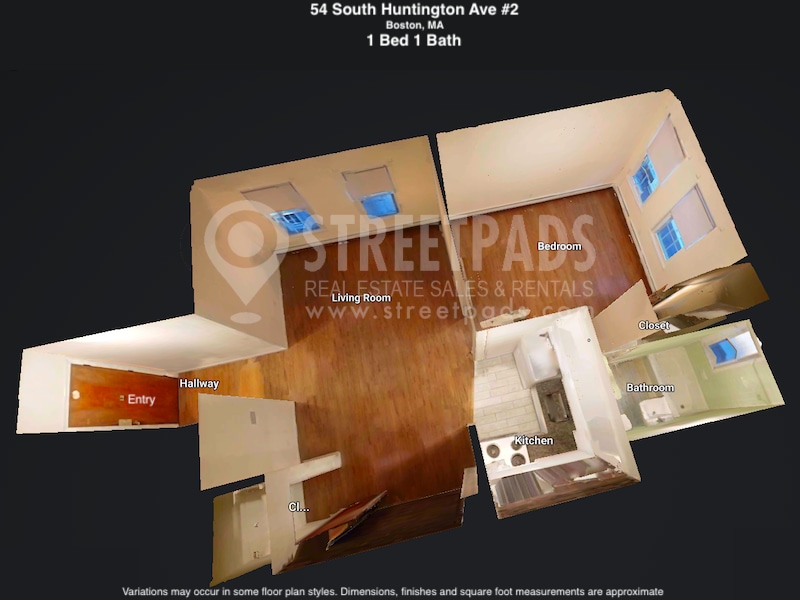 54 S Huntington Ave in Boston, MA - Building Photo