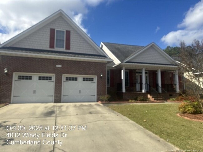 4012 Windy Fields Dr in Fayetteville, NC - Foto de edificio - Building Photo