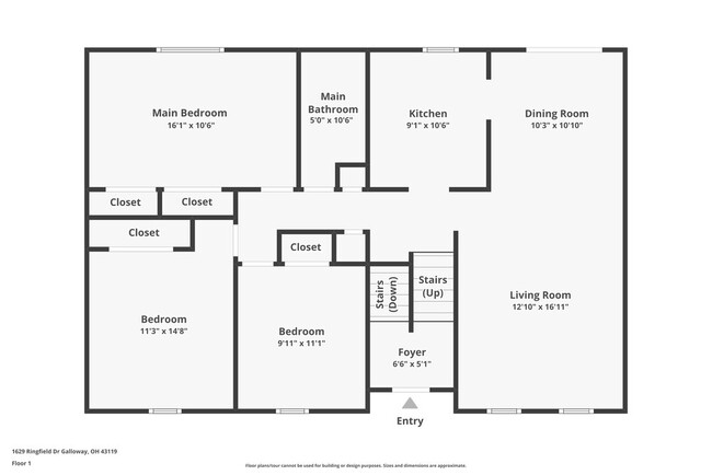 1629 Ringfield Dr in Galloway, OH - Building Photo - Building Photo