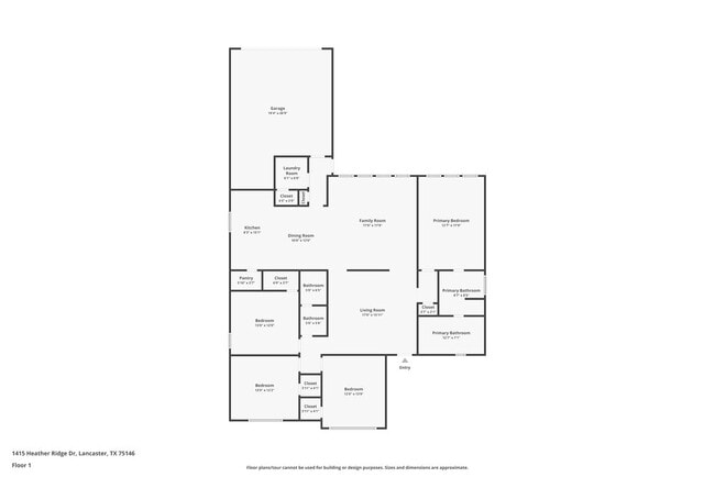 1415 Heather Ridge Dr in Lancaster, TX - Building Photo - Building Photo