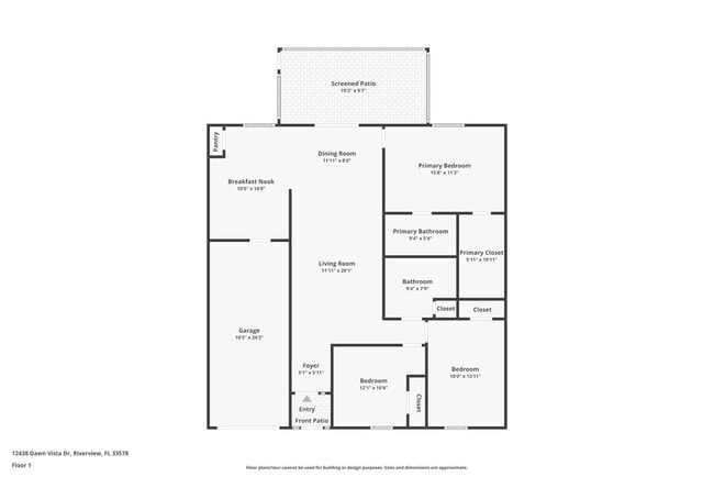 12438 Dawn Vista Dr in Riverview, FL - Building Photo - Building Photo