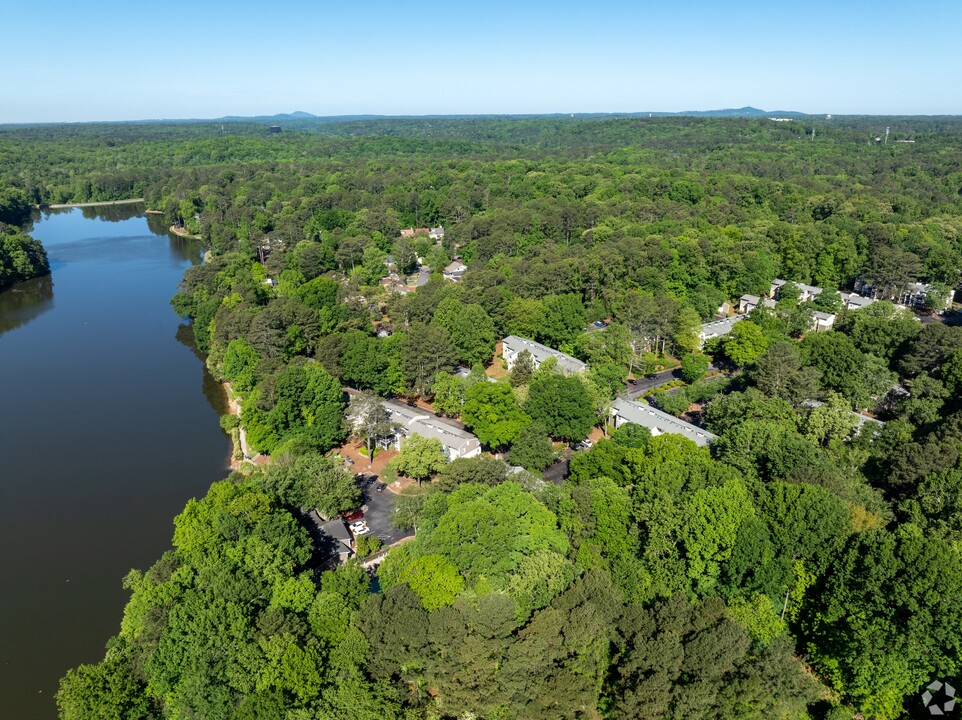 Lake House at Martin's Landing in Roswell, GA - Building Photo