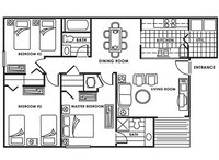 3 Bed 2 Bath - 3 Bedrooms 2 Bath Call for rates - 2 to 3 Beds $755 - Fairmarket Square Apartments in Charlotte, North Carolina