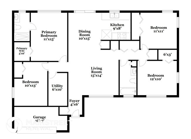 1032 Pinder St in Deltona, FL - Foto de edificio - Building Photo