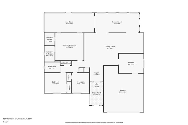 1670 Yorktown Ave in Titusville, FL - Building Photo - Building Photo