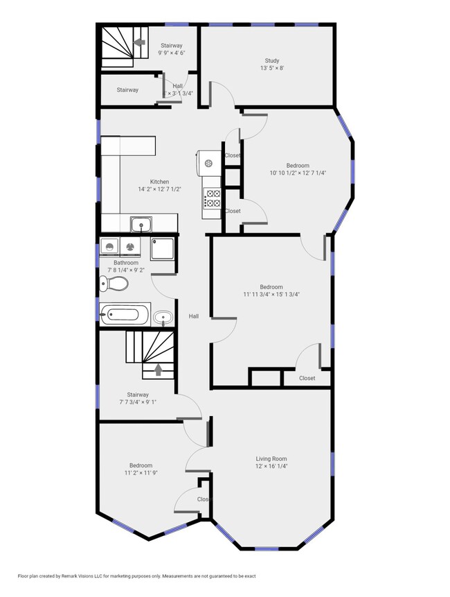 66 Calumet St, Unit 3 in Boston, MA - Foto de edificio - Building Photo