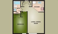 Rotary Manor in Urbana, OH - Foto de edificio - Floor Plan