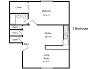 Mendota Creek Apartments in Parsons, KS - Building Photo - Floor Plan