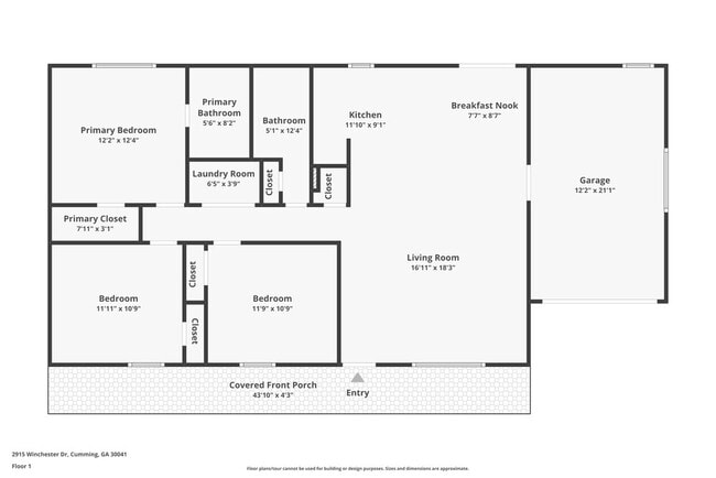 2915 Winchester Dr in Cumming, GA - Foto de edificio - Building Photo