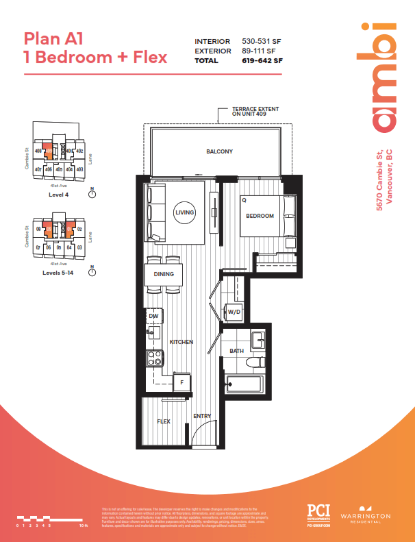 Ambi on Cambie in Vancouver, BC - Building Photo - Floor Plan