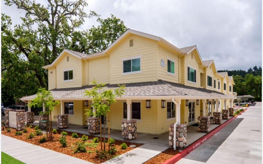 Calistoga Family Apartments in Calistoga, CA - Building Photo