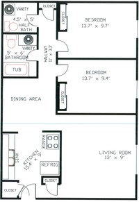 841 8th St in Bowling Green, OH - Foto de edificio - Floor Plan