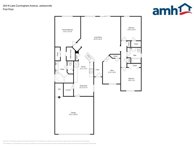 224 N Lake Cunningham Ave in Jacksonville, FL - Foto de edificio - Building Photo