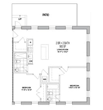 Park Road Courts in Washington, DC - Building Photo - Floor Plan