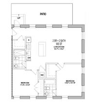 Park Road Courts in Washington, DC - Foto de edificio - Floor Plan