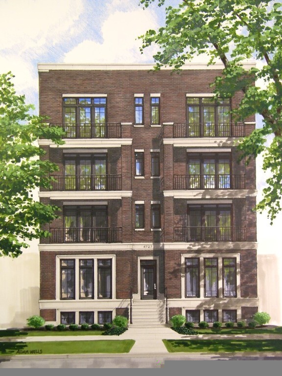 4727 N Winchester Ave, Unit #  01N in Chicago, IL - Foto de edificio - Building Photo