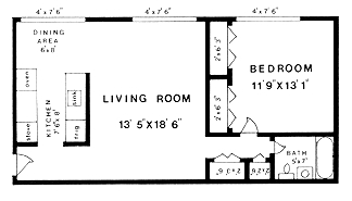 Carydale Oaks Apartments in Arlington, VA - Building Photo - Floor Plan