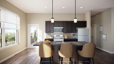 Apartments at the Yard: Parkline in Grandview Heights, OH - Foto de edificio - Building Photo