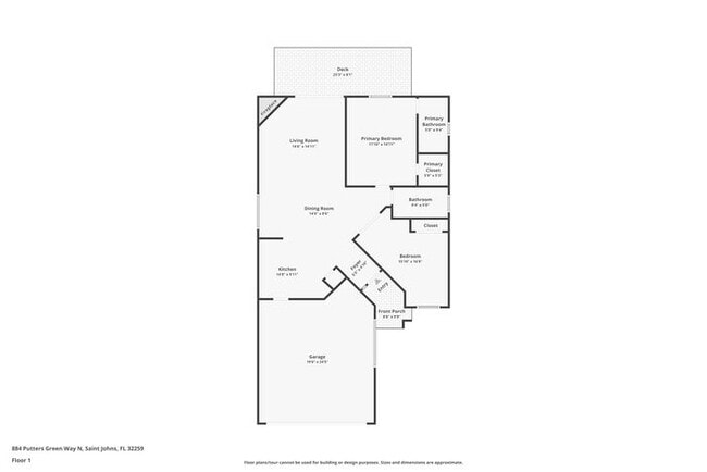 884 Putters Green Way N, Unit 103 in Jacksonville, FL - Foto de edificio - Building Photo