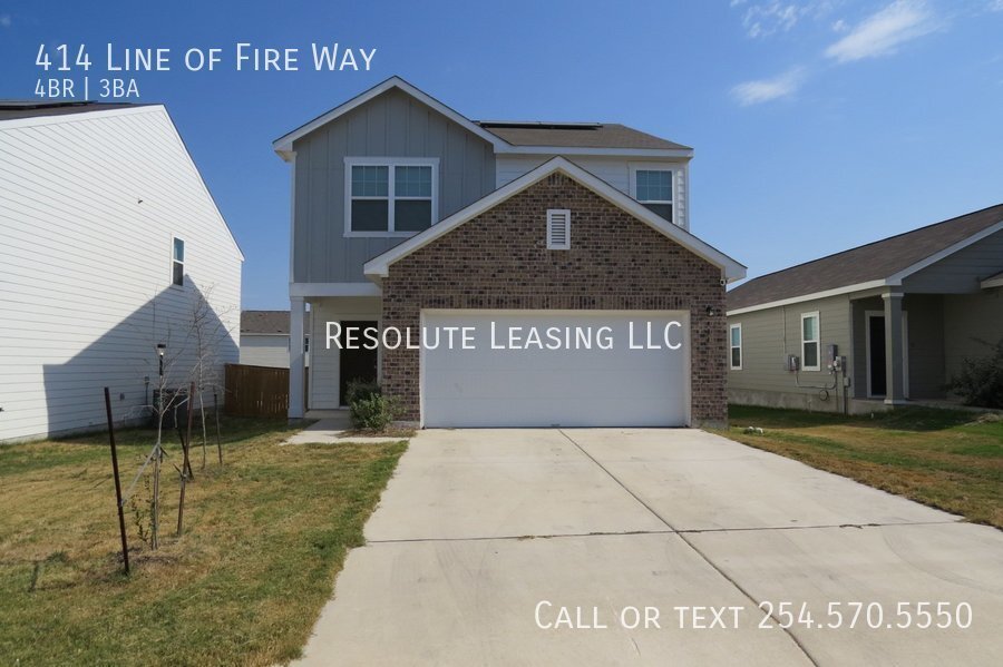 414 Line of Fire Way in Jarrell, TX - Building Photo