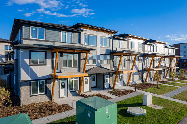 Essential Livingston Townhomes in Calgary, AB - Building Photo - Building Photo