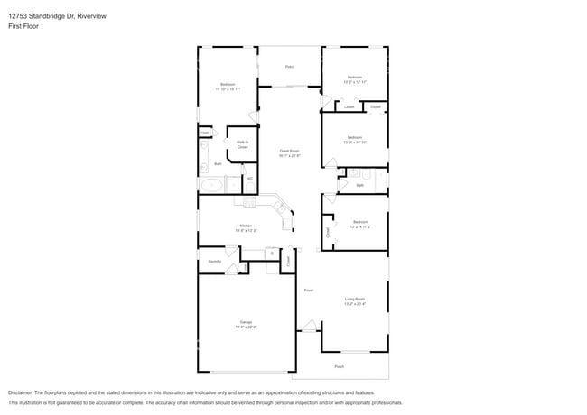 12753 Standbridge Dr in Riverview, FL - Building Photo - Building Photo