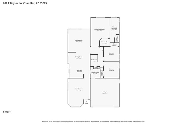 832 E Baylor Ln in Chandler, AZ - Foto de edificio - Building Photo