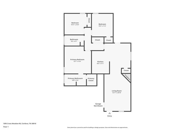 1095 Cross Meadow Rd in Cordova, TN - Building Photo - Building Photo