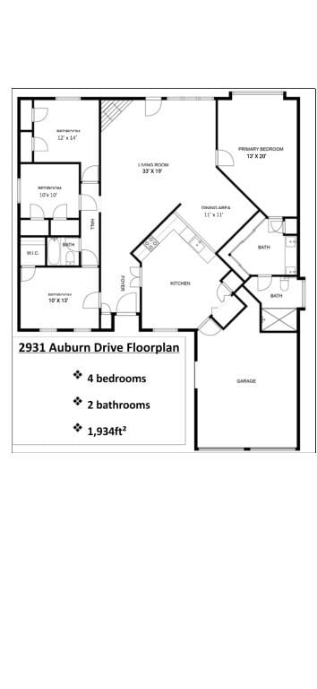 property at 2931 Auburn Dr