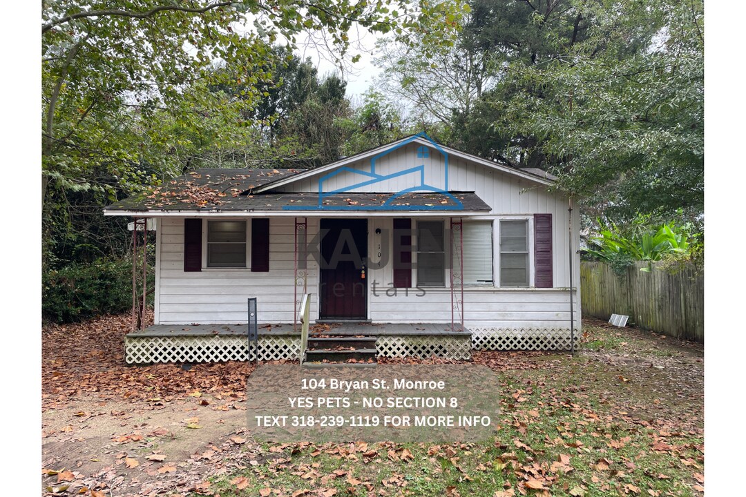 104 Bryan St in Monroe, LA - Foto de edificio