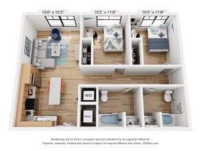 105 E Armory Ave in Champaign, IL - Foto de edificio - Floor Plan