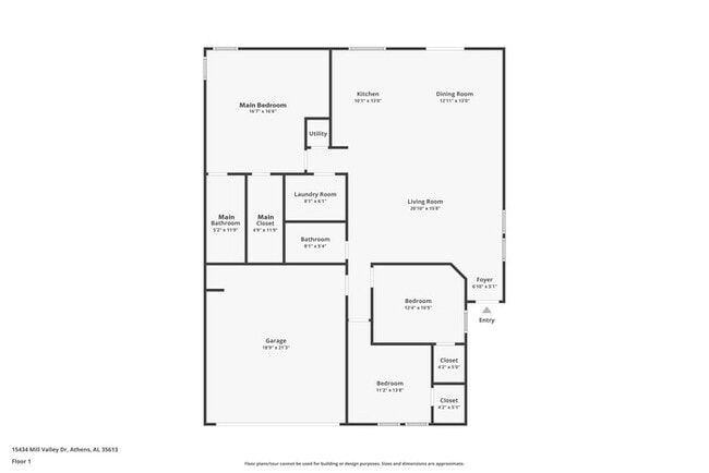 15434 Mill Valley Dr in Athens, AL - Building Photo - Building Photo