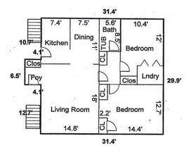 Forest Hills in Augusta, GA - Building Photo - Floor Plan