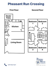 Pheasant Run Crossing in Blacksburg, VA - Building Photo - Floor Plan