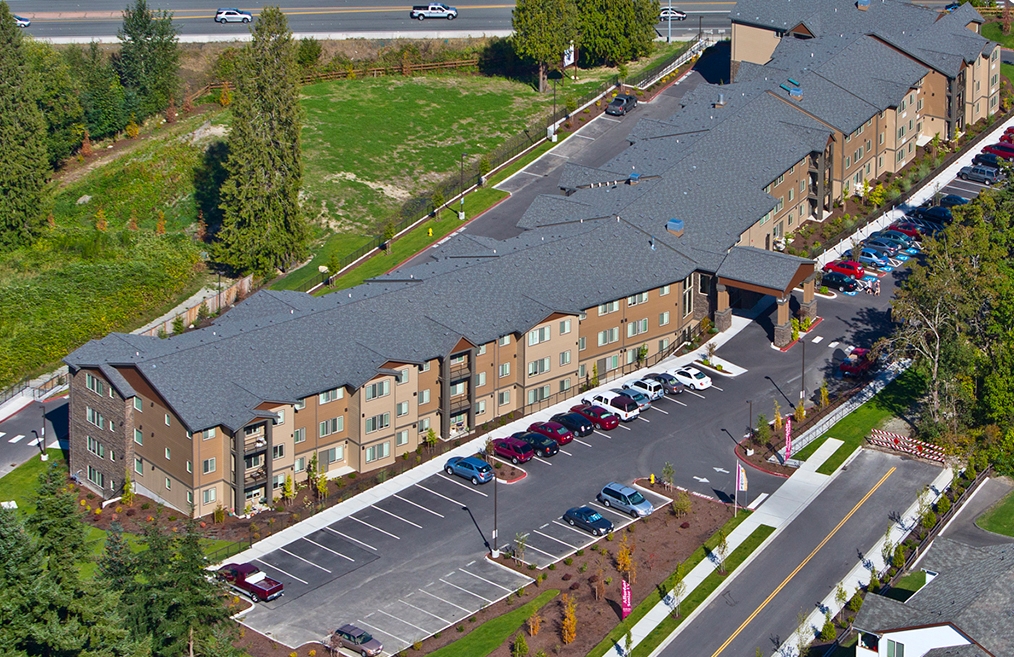 Alder Ridge Senior Apartments in Milton, WA - Building Photo