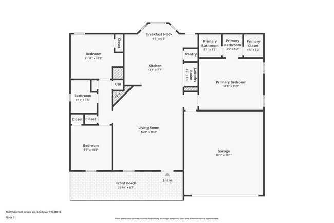 1609 Sawmill Creek Ln in Cordova, TN - Building Photo - Building Photo