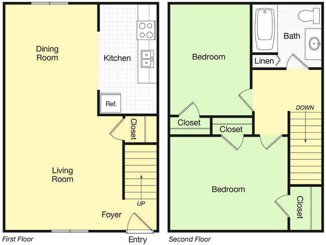 Kiwi & Goji in Memphis, TN - Building Photo - Floor Plan