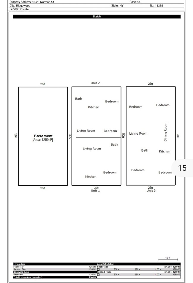 1623 Norman St in Ridgewood, NY - Building Photo - Floor Plan