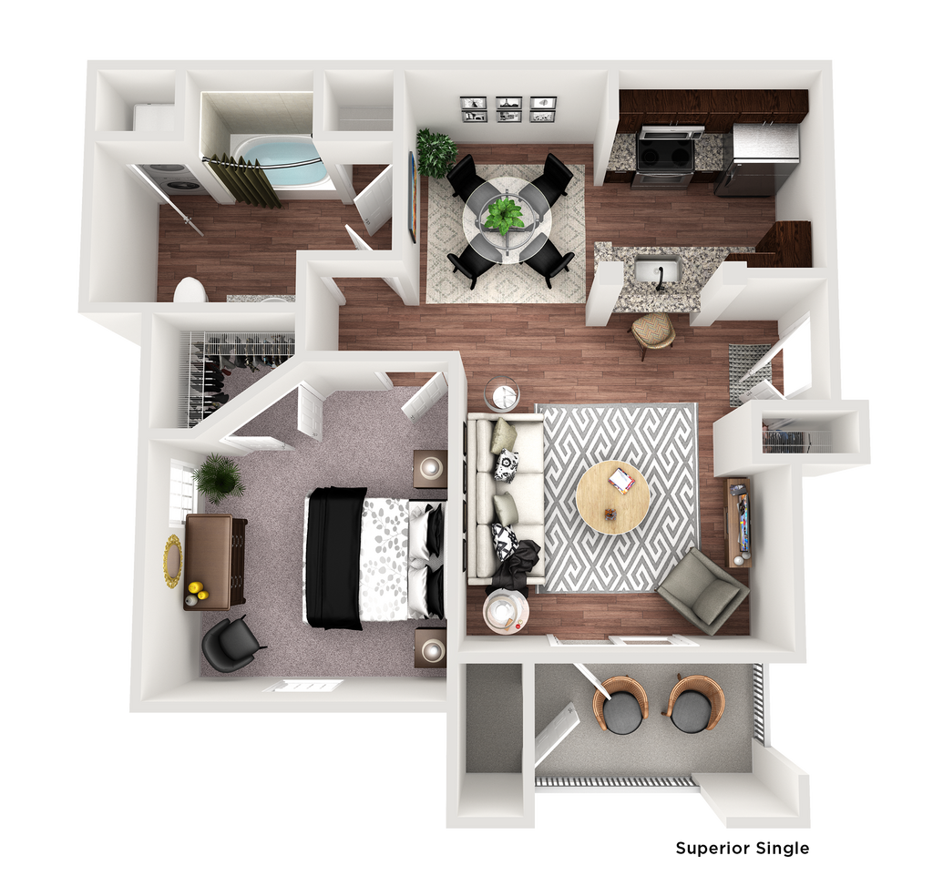 The Villa at River Pointe Drive Apartments in Maumelle, AR