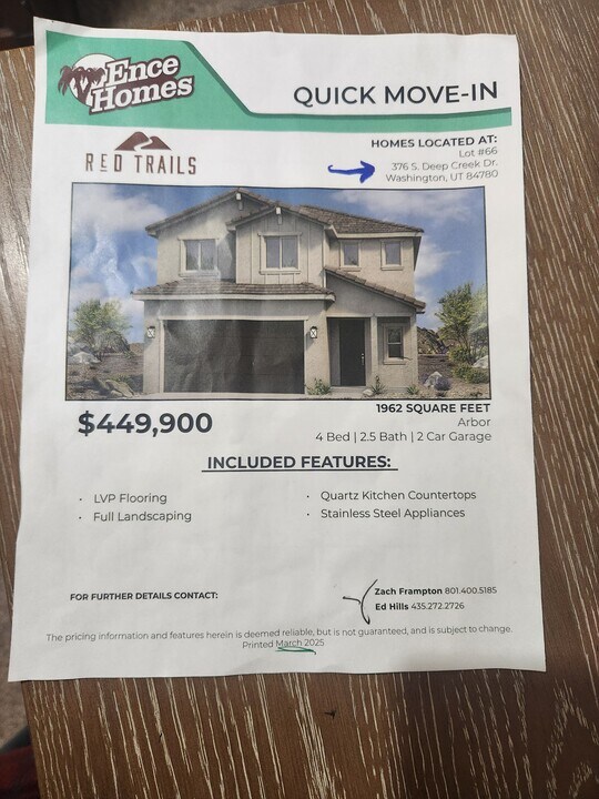 501 S Deep Creek Dr in Washington, UT - Building Photo