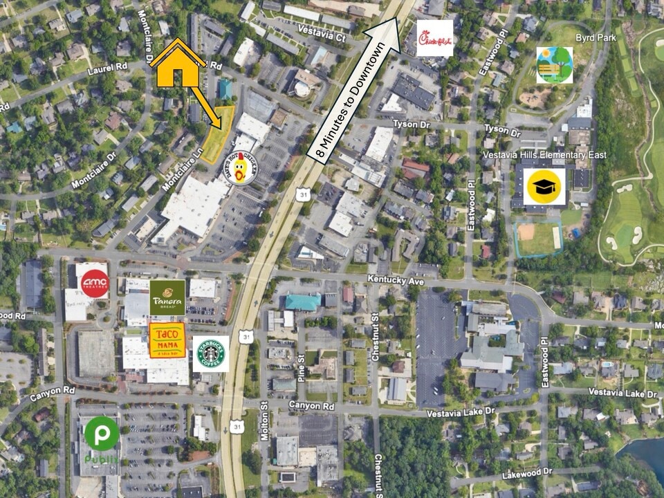 1865 Montclaire Ln, Unit 1865 in Vestavia Hills, AL - Foto de edificio