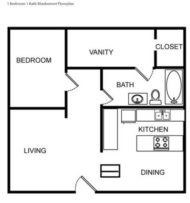 Courtyard Apartments in Longview, TX - Building Photo - Floor Plan