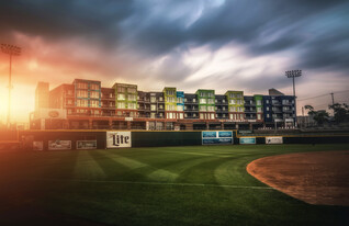 Outfield Ball Park Lofts in Lansing, MI - Building Photo