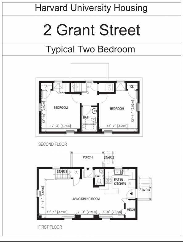 Harvard University Housing in Cambridge, MA - Foto de edificio - Floor Plan