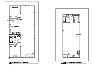 Tannery Artist Lofts in Santa Cruz, CA - Foto de edificio - Floor Plan