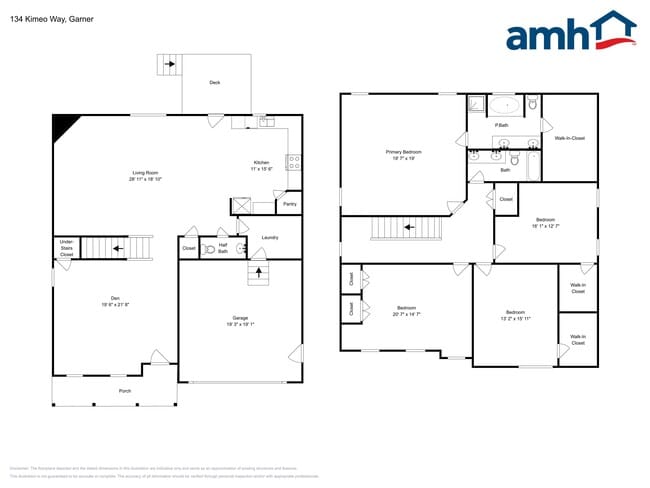 134 Kimeo Way in Garner, NC - Foto de edificio - Building Photo