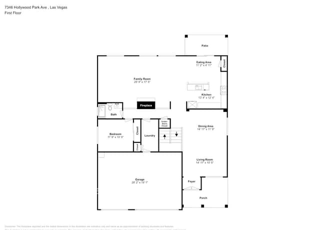 7346 W Hollywood Park Ave in Las Vegas, NV - Building Photo - Building Photo