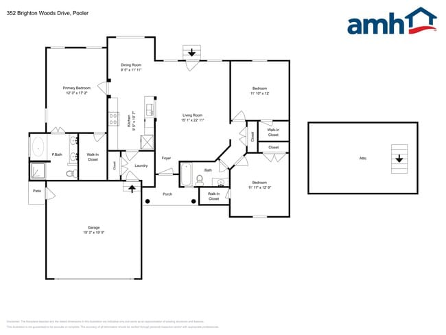 352 Brighton Woods Dr in Pooler, GA - Foto de edificio - Building Photo